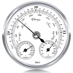 Outdoor Barometer Thermometer Hygrometer - 5IN Weather Station, Home Wall, Fi.... Fixed Price $42.52.