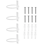 Metal Ring Planters White 4-INCH; Wall-mounted Garden Pot Holders. Fixed Price $25.99.