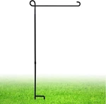 Thickened Sturdy Straight Metal Holder Weather-proof Flagpole Garden. Fixed Price $7.31.
