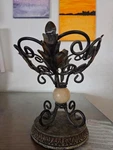 Original Antique Brass Stand From Bombay Company With Ivory Bead. Fixed Price $100.00.