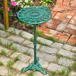 Sungmor Cast Iron Plant Stands, 23.6IN Antique Balcony Patio Potted Flower. Fixed Price $69.99.