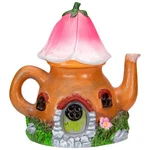 Northlight 7" Solar Lighted Flower Tea Pot Outdoor Garden Statue. Fixed Price $28.42.