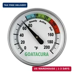 Compost Soil Thermometer, 304 Stainless Steel Case And PROBE,1.75" Dial Size, 16. Fixed Price $27.07.