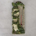 Hand-painted Thermometer Indoor/outdoor Frog Toad 7.5 Resin Spoontiques. Fixed Price $12.00.