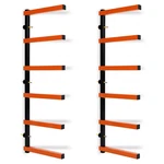 Wood Lumber Storage Rack Wall Mount 6-LEVEL Indoor & Outdoor. Fixed Price $65.57.