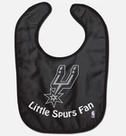Wincraft Nba San Antonio Spurs Baby Bib - All Pro Little Fan, Black New. Fixed Price $10.59.