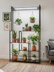 72 Plant Stand Grow Lights 5 Tier Indoor Metal Shelf Brown. Fixed Price $179.99.