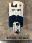 Compass: Triplegage W/thermometer, Magnifier & Split Ring By: Sun Company. Fixed Price $13.49.