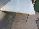 Caravan Table With Steel Tube Leg. Fixed Price $46.88.