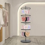 Retail Display Stand 4 Tier Rotating Round Rack For Store Shelves. Fixed Price $80.32.