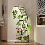 Plant Stand 63 Tall 9 Corner Grow Indoor Shelf Bacekoll Lights Tiered. Fixed Price $154.99.