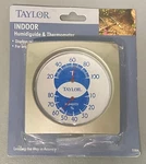 Taylor Indoor Humidiguide + Thermometer Hygrometer Weatherstation Stand Hang. Fixed Price $12.59.