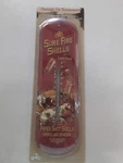 River's Edge Nostalgic 5 X 17IN Tin Thermometer Sure Fire Shells Free Shipping. Fixed Price $19.97.