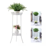 Yanmeng Metal Iron Tall Indoor Outdoor, Sturdy Planter Stand, Cor.... Fixed Price $57.64.
