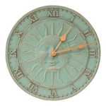 Whitehall Products Sunface Clock, Copper Verdi. Fixed Price $117.75.