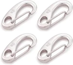 Shonan Clips For Flagpole Rope, Marine Grade Wire Gate Carabiners, Boat Fen. Fixed Price $13.75.