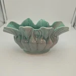 Vtg Mcm Pottery Artistic California #506 Vase Planter Green Pink Deco. Fixed Price $22.99.