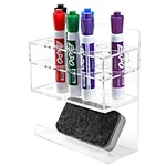 Mygift 2 Tier Clear Acrylic 10 Slot Dry Marker And Eraser Wall Rack Holder. Fixed Price $23.99.
