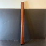 Fluted Wood Pole Drapery Curtain Rod 2" Dia. 24" Long Mahogany Finish Kirsch?. Fixed Price $20.97.
