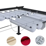 Retractable Pergola Sun Shade Cover Waterproof Canopy Panel Awning Yard Garden. Fixed Price $138.69.