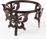 Gazing Ball Garden Hardware Metal Stand, Pedestals With Butterfly. Fixed Price $35.77.