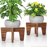 Hawhuv Plant Stands Indoor Outdoor, Risers For Inside Pots Sturdy Short. Fixed Price $48.17.