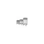 Panacea 82216 3-PC. Nested Cross Hatch Square Plant Stands, 15, & 30 In. High. Fixed Price $126.40.