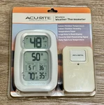 Acurite Wireless Weather Thermometer Sensor & Unit 00609SB - New Sealed. Fixed Price $24.95.