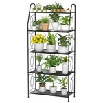 Vygrow 5 Tier Plant Stand Indoor Outdoor, Heavy Duty Shelf, Metal Mesh. Fixed Price $92.14.