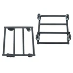 Packs 12 Inches Large Metal Plant Caddy With Wheels Rolling Stands Black. Fixed Price $38.33.