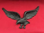 Vintage 9 Black Cast Iron American Eagle Wings Spread Wall /house Mount. Fixed Price $24.99.