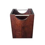 Pier 1 Wood Kitchen Utensil Holder Caddy Storage Planter Metal Handles Vintage. Fixed Price $19.99.