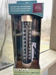 Conant Decor 12-INCH Grande View Thermometer Satin Nickel T16BLKSN. Fixed Price $28.00.