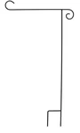 Briarwood Lane Wrought Iron Black Garden Flag Stand Holder. Fixed Price $22.59.