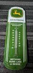 John Deere Farm Tractor Embossed Metal Thermometer 18"X 5.75" Sign Barn Cor. Fixed Price $21.95.