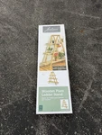 Belavi Wooden Ladder Plant Stand Shelves Natural 39.4X13.8X43.1 In. Fixed Price $30.00.