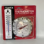 Timex Two Pack Thermometer For Window And Wall #TX1024. Fixed Price $10.39.