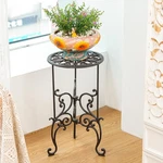 Sungmor Stands Flower Pots Heavy Duty Cast Iron Garden Holder Planter Rack. Fixed Price $65.99.