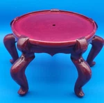 Chinese Rose Wood 5 Leg Indoor Plant Stand 9 1/2" Diameter- Bottom Flower Pot. Fixed Price $49.99.