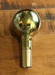 3" Metal Parade Ball With Ferrule PB-3 Gold. Fixed Price $35.00.