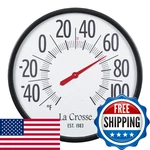 La Crosse 104-3056 Emperor 22-INCH Analog Dial Outdoor Thermometer. Fixed Price $75.06.