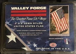 Valley Forge 3' X 5' Sewn Nylon United States Flag With Brass Grommets -usa-new!. Fixed Price $24.99.