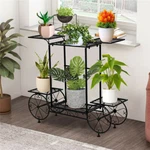6 Tiers Garden Cart Stand & Flower Pot Plant Holder Display Rack Parisian Style. Fixed Price $39.90.