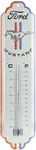 Nostalgic-art Metal Garden Outdoor Indoor Thermometer Analog Ford Mustang. Fixed Price $16.95.