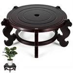 10 Inch Wooden Stand Indoor Chinese Fishbowl Planter Display Wood.... Fixed Price $39.12.