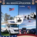 20' 25' Ft Aluminum Kit 3X5' American Us Fly Outdoor. Fixed Price $119.90.