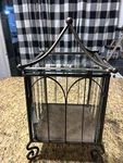 Victorian-style Glass And Metal Tabletop Terrarium Wardian Case. 8.5X17.5. Fixed Price $55.00.