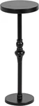 Stratton Vintage Black Round Pedestal Table - Indoor Plant Stand & Accent Piece. Fixed Price $189.99.