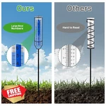Vewogift Freeze-proof Rain Gauge 7 Inch Outdoor Plastic Tube Blue. Fixed Price $20.00.