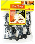 Plantstand PT-12TCHT 12-PACK Terra Cotta Pot Toes, Gray. Fixed Price $26.58.